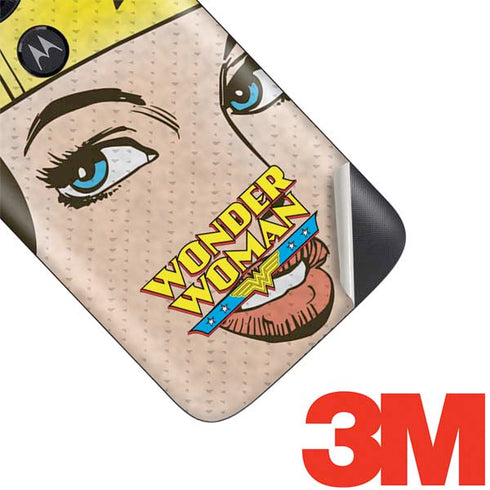 DC Comics Wonder Woman Vintage Profile Moto E5 Play Skin